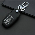 Cheap Genuine Leather Key Ring Auto Key Bags Smart for Audi A8 - Black